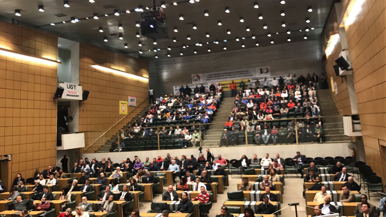UGT comemora dez anos na Assembleia Legislativa de São Paulo